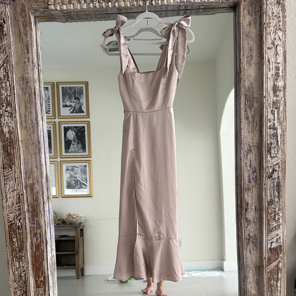 Show Me Your MuMu Blush Maxi Dress